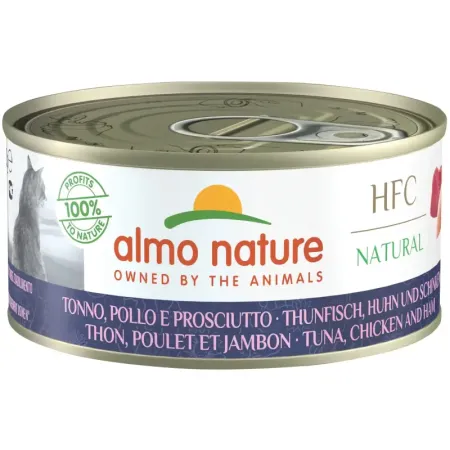 Almo Nature HFC Natural tuńczyk, kurczak, szynka 150G